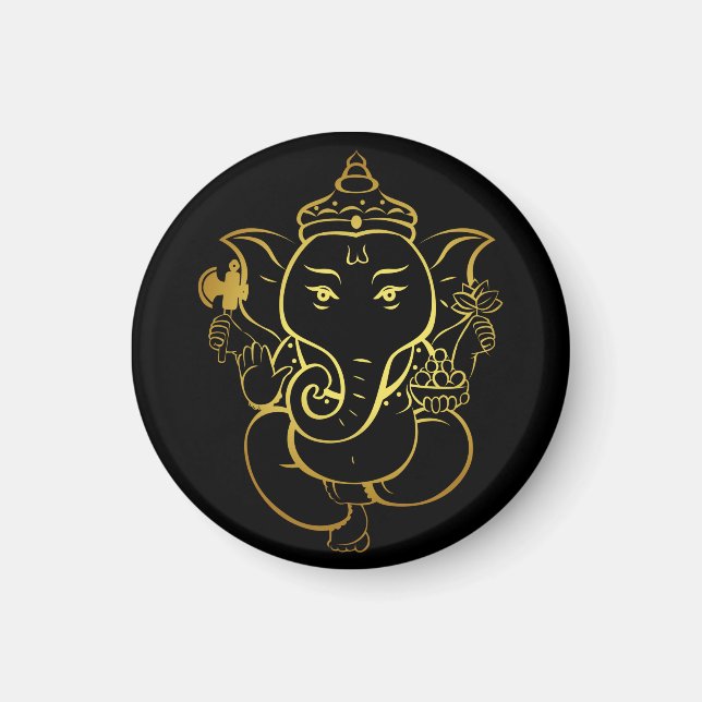 Imán Lord ganesha happy diwali (Frente)