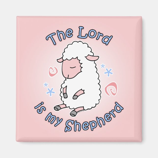 Imán Lord Is My Shepherd Magnet (Frente)