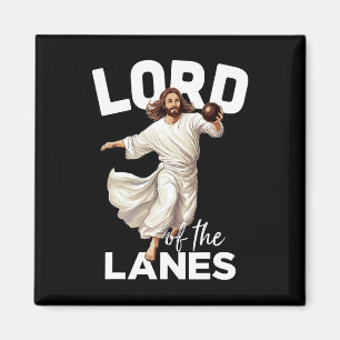 Imán Lord Lanes Funny Christian Christ Gutter Bowl L