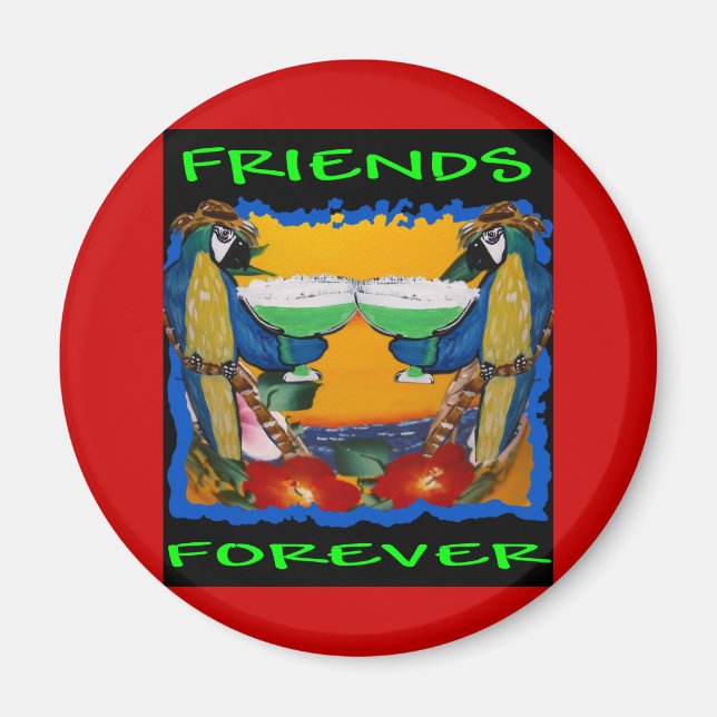 Imán Loritos de Fiesta (Frente)