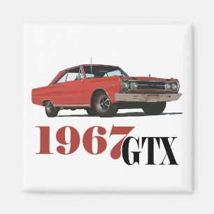 IMÁN LOS 1967 GTX ROJOS