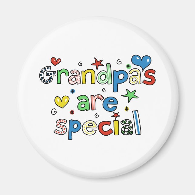 Imán Los abuelitos son especiales (Frente)