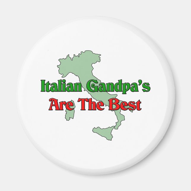 Imán Los abuelos italianos son los mejores (Frente)