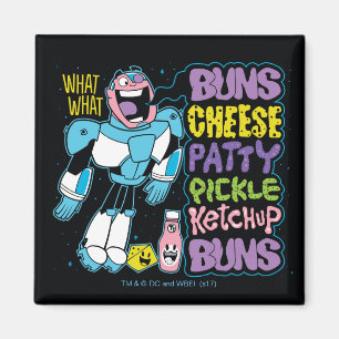 Imán ¡Los adolescentes se van!   Cyborg Burger Rap