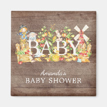 Los agricultores comercializan Baby Shower Favor M