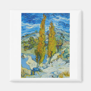 Imán Los álamos en Saint Remy 1889 de Vincent van Gogh