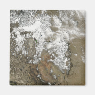 Imán Los altos picos de las montañas rocosas