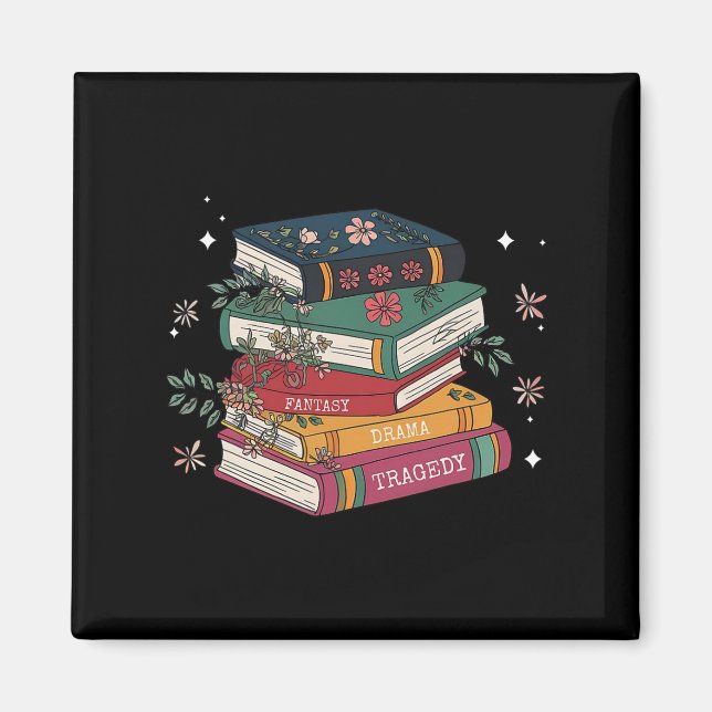 Imán Los amantes de los libros disfrutan de una tragedi (Frente)