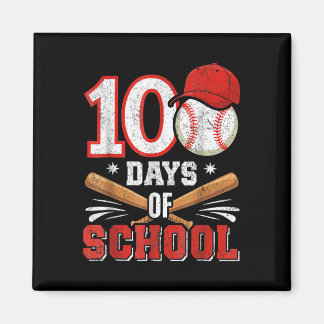 Imán Los Amantes Del Béisbol Retro 100º Día De Colegio