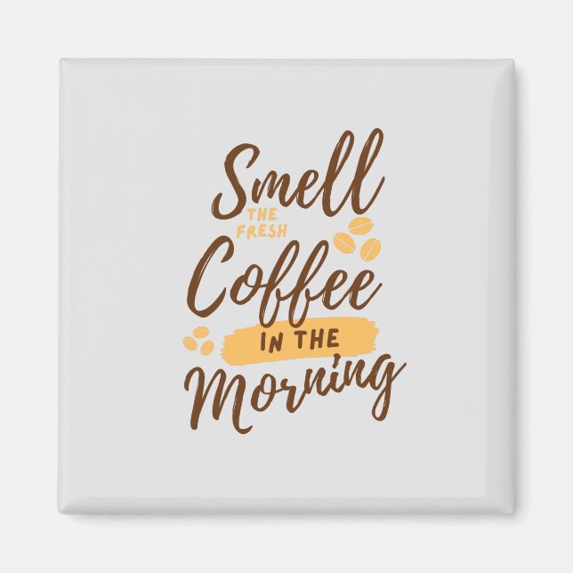 Imán Los amantes del café todos los días (Frente)