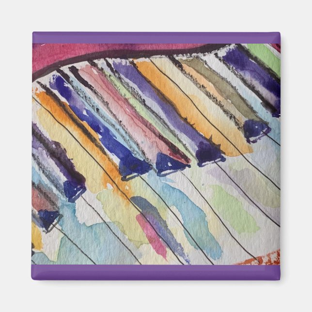 Imán ¡Los amantes del piano toman nota! (Frente)