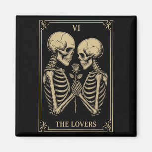 Imán Los Amantes Del Skeleton Tarot Envuelven El Romanc
