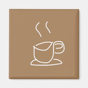 Imán Los amantes del té Coffee Amantes de la modernidad