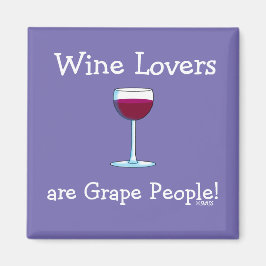 Imán Los Amantes Del Vino Son Personalizados Humorístic