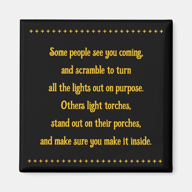 Imán Los Amigos Encienden El Camino (Frente)