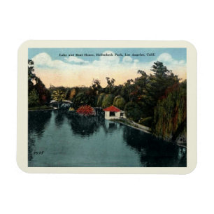 Imán Los Angeles CA, Hollenbeck Park, estilo vintage