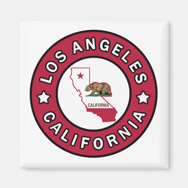 Imán Los Ángeles California (Frente)