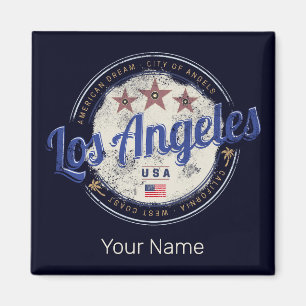 Imán Los Ángeles California EE.UU. Vintage West Coast