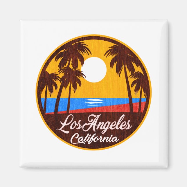 Imán Los Ángeles, California, Souvenir (Frente)