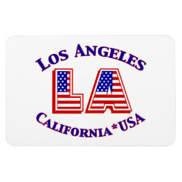 Imán Los Angeles California USA Patriotic Magnet