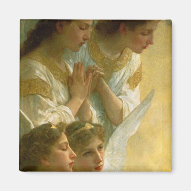 Imán Los ángeles de Bouguereau (Frente)