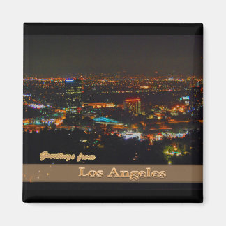 Imán Los Ángeles De Noche Desde Mulholland Drive