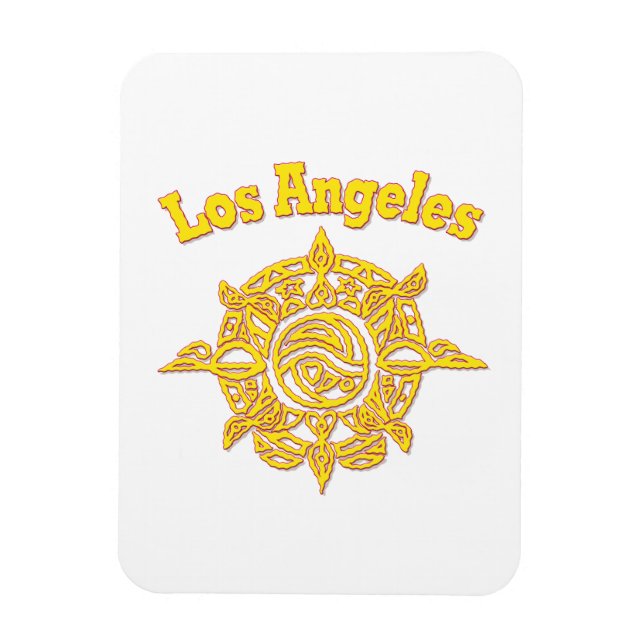 Imán Los Angeles Motif 1 Flex Magnet (Vertical)