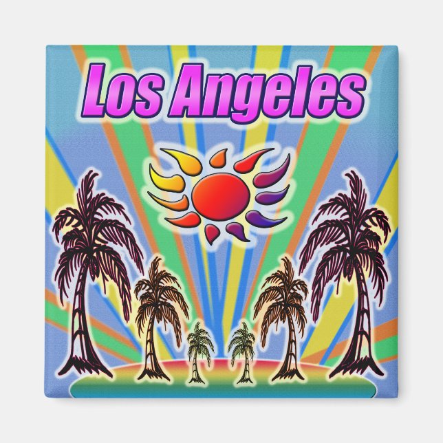 Imán Los Angeles Summer Love Magnet (Frente)