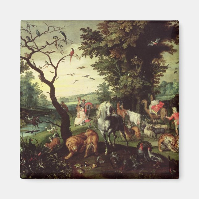 Imán Los animales entrando en el Arca de Noé (Frente)