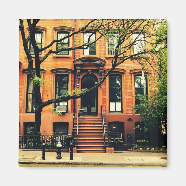 Imán Los árboles crecen en Brooklyn (Frente)