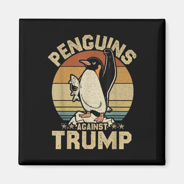 Imán Los avispones de pingüino resisten a los graciosos (Frente)