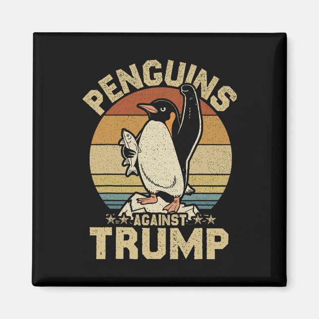 Imán Los avispones de pingüino resisten a los graciosos (Frente)