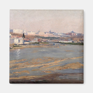 Imán Los bancos del río Manzanares, 1912 (aceite en el
