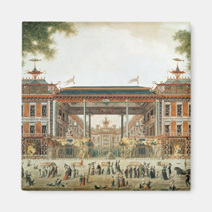 Imán Los baños chinos en París, establecida por Lenoir