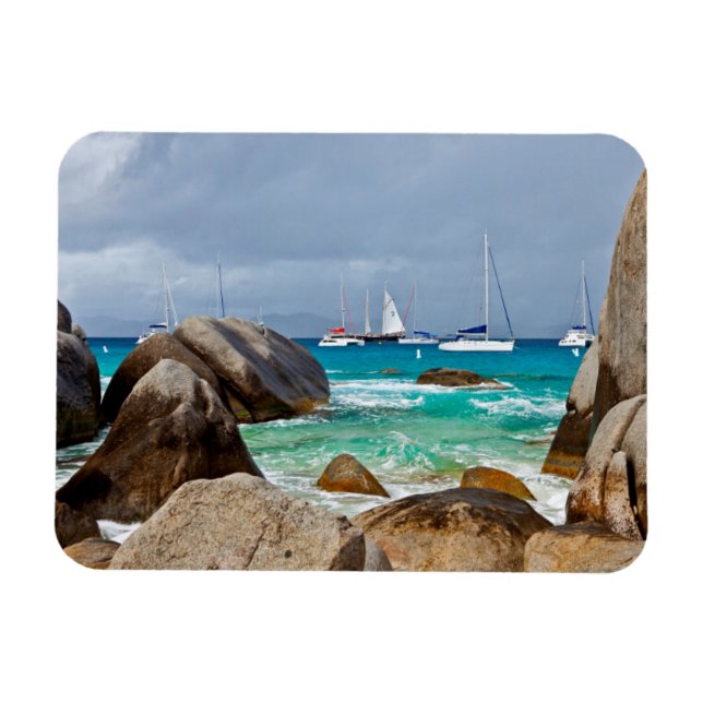 Imán Los Baños, Virgin Gorda, Islas Vírgenes Británicas (Horizontal)