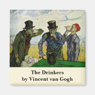 Imán Los bebedores por Vincent van Gogh