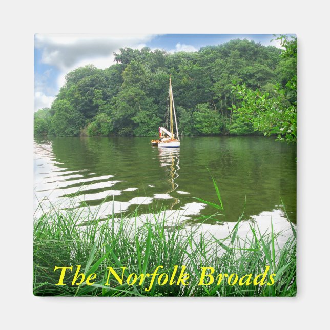 Imán Los Broads de Norfolk (Frente)