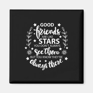 Imán Los buenos amigos son como las estrellas