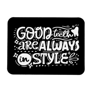 Imán Los buenos dientes están siempre en estilo