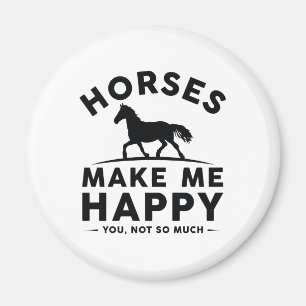 Imán Los Caballos Me Hacen Feliz No Tanto