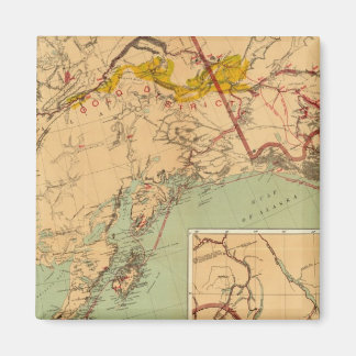 Imán Los campos de oro y carbón de Alaska