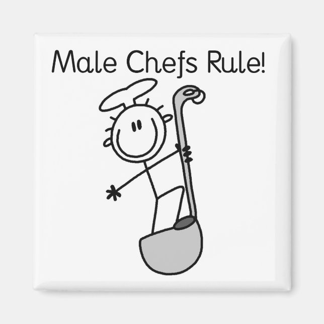 Imán Los chefs hombres mandan (Frente)