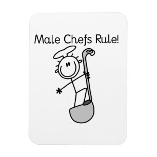 Imán Los chefs hombres mandan