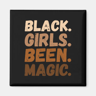 Imán Los Chicas negros fueron la magia Melanin African
