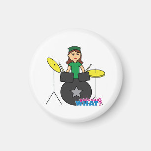 Imán  ¿Los Chicas no pueden qué? Diseño personalizad