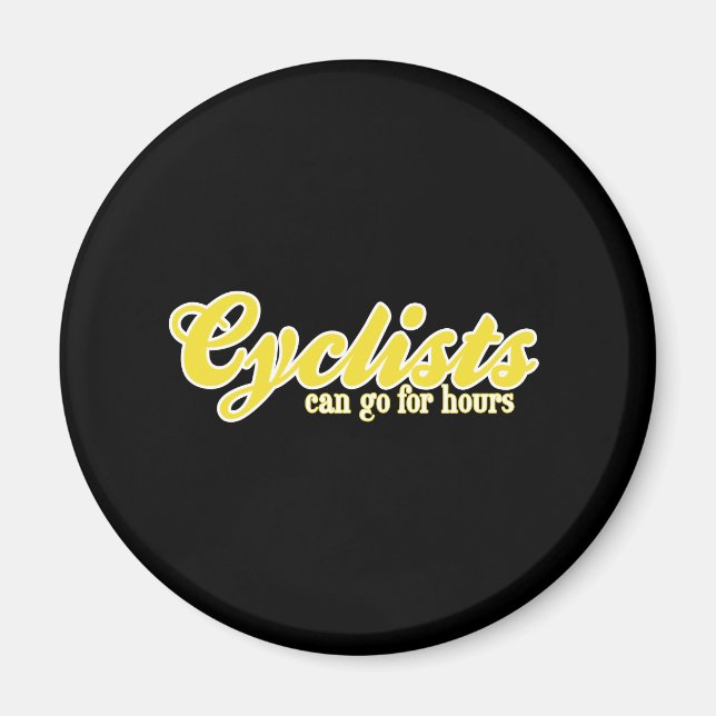 Imán Los Ciclistas Pueden Ir Durante Horas (Frente)