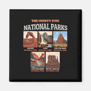 Imán Los Cinco Parques Nacionales Mighty Five Campament
