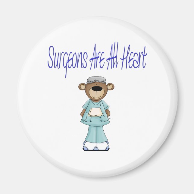 Imán Los Cirujanos Son Todos Corazón (Frente)