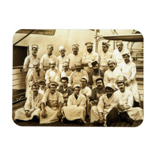 Imán Los cocineros de la nave a bordo del R.M.S.