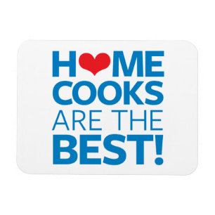 Imán Los cocineros del hogar son el mejor